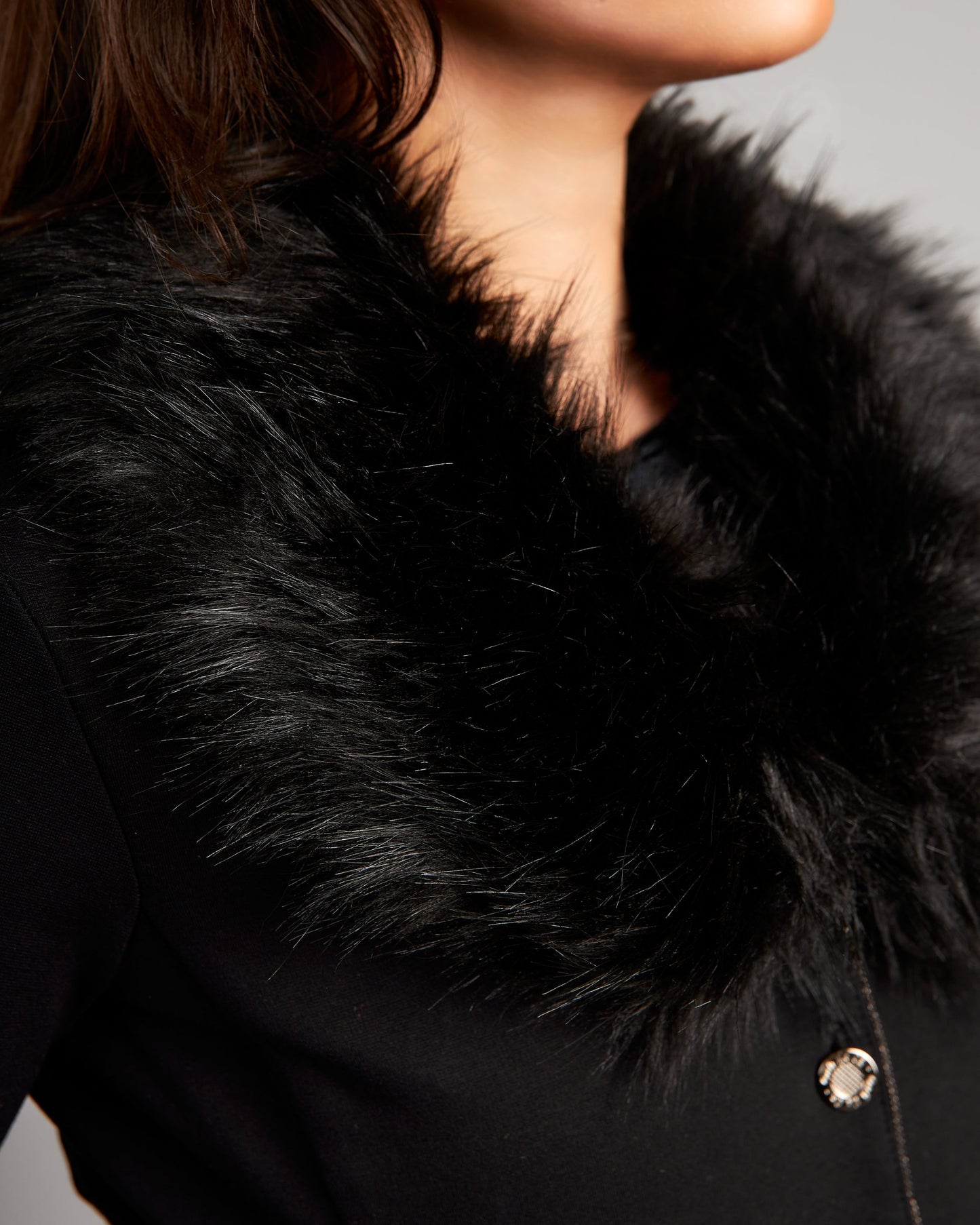 Ponte de Roma Fur Collar Jacket