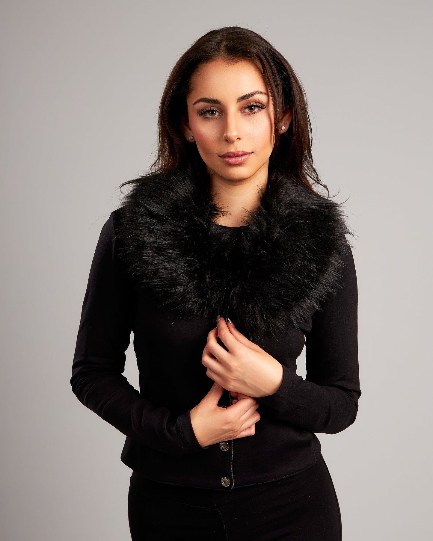 Ponte de Roma Fur Collar Jacket