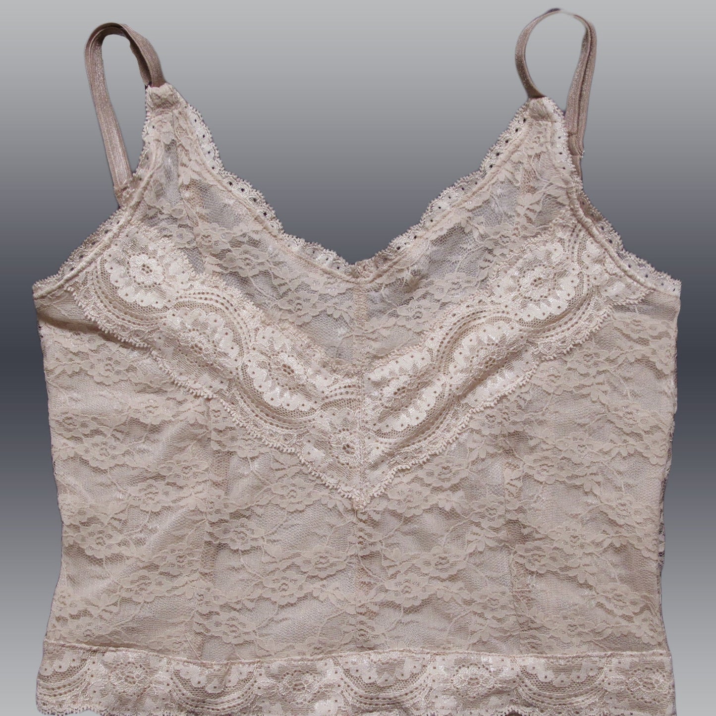 Stretch Lace Camisole with Adjustable Straps