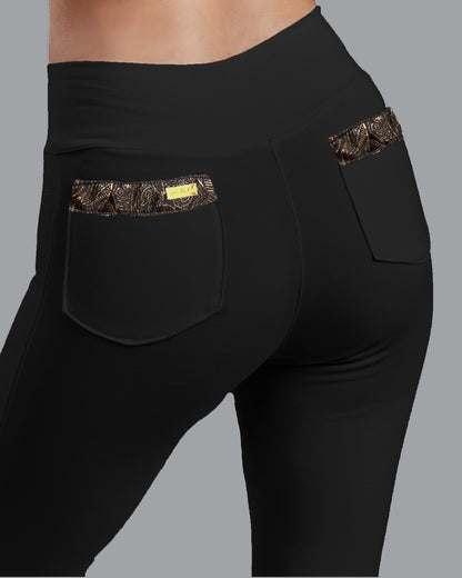 Ponte de Roma Limited Edition Brocade Collection Pocket Leggings