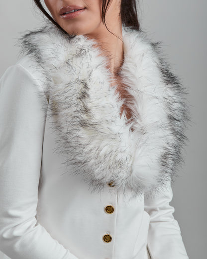 Ponte de Roma Fur Collar Jacket